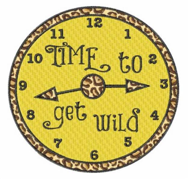 Picture of Time To Get Wild Machine Embroidery Design