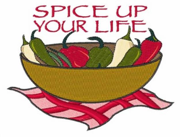 Picture of Spice Up Your Life Machine Embroidery Design