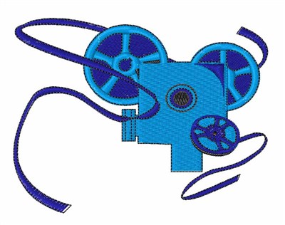 Movie Reels Machine Embroidery Design