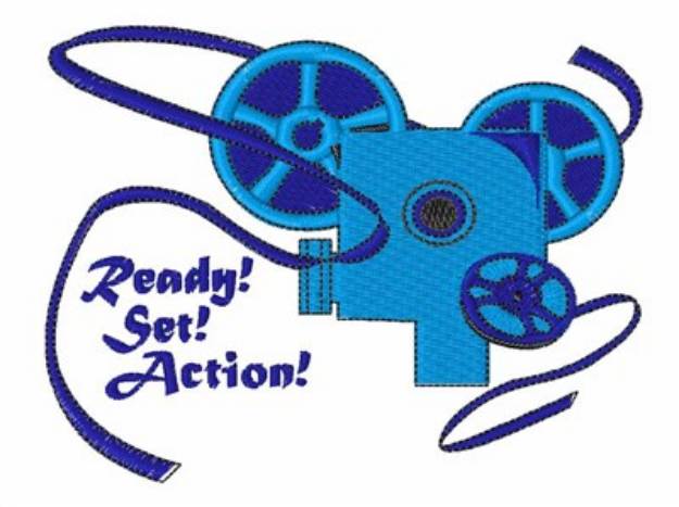 Picture of Ready Set Action Machine Embroidery Design