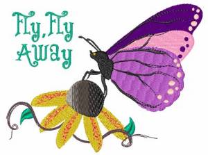 Picture of Fly Fly Away Machine Embroidery Design