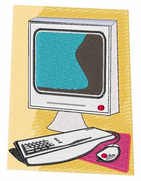Picture of Personal Computer Machine Embroidery Design