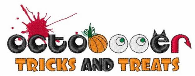 Picture of October Tricks & Treats Machine Embroidery Design
