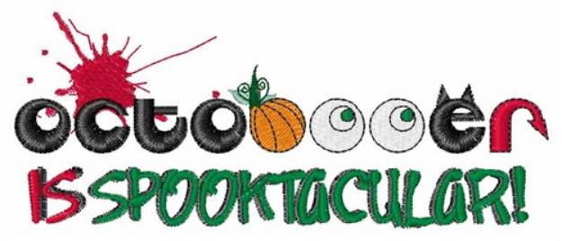 Picture of Spooktacular October Machine Embroidery Design