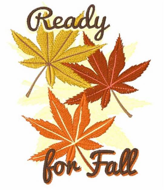 Picture of Ready for Fall Machine Embroidery Design