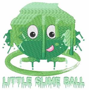 Picture of Little Slime Ball Machine Embroidery Design