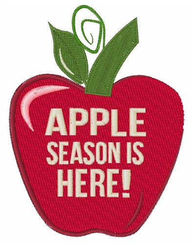 Apple Season Machine Embroidery Design