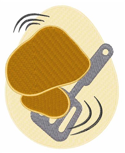 Cooking Pancakes Machine Embroidery Design