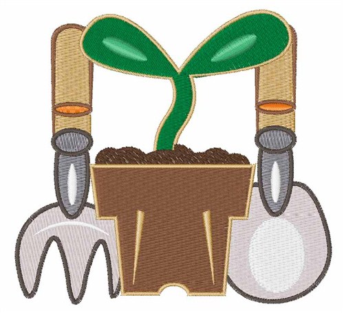 Ready to Plant Machine Embroidery Design