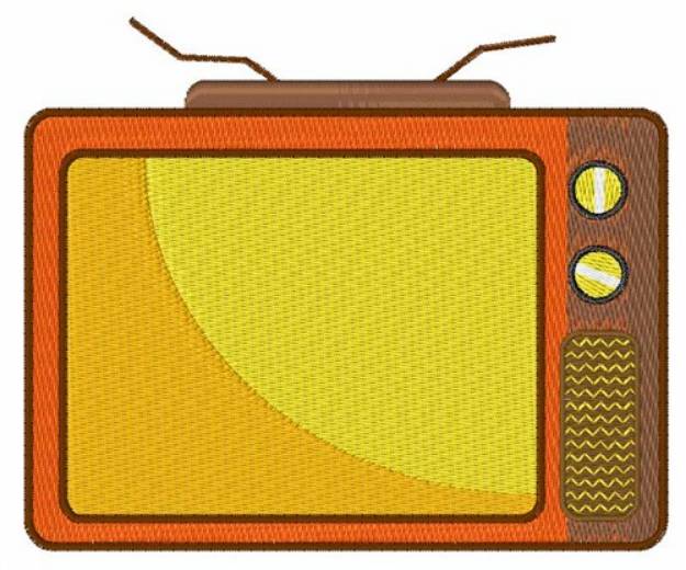 Picture of Vintage TV Machine Embroidery Design