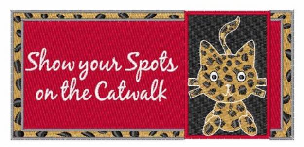 Picture of Show Your Spots Machine Embroidery Design