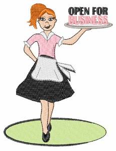 Picture of Open for Business Machine Embroidery Design