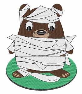 Picture of Bear Mummy Machine Embroidery Design