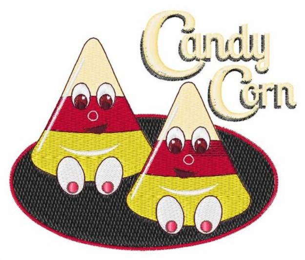 Picture of Candy Corn Machine Embroidery Design