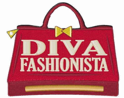 Diva Fashionista Machine Embroidery Design