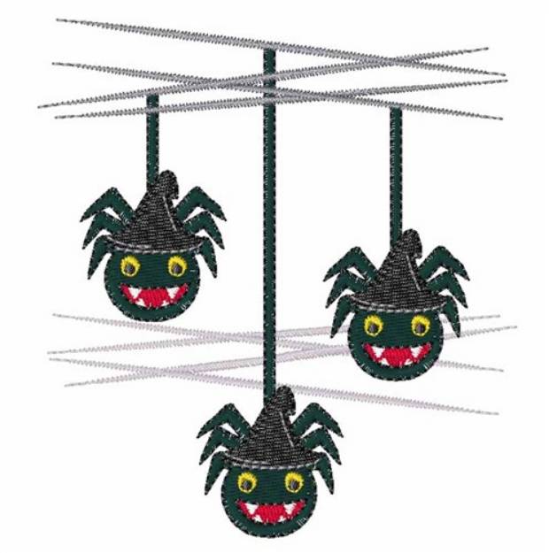 Picture of Spider Ornaments Machine Embroidery Design