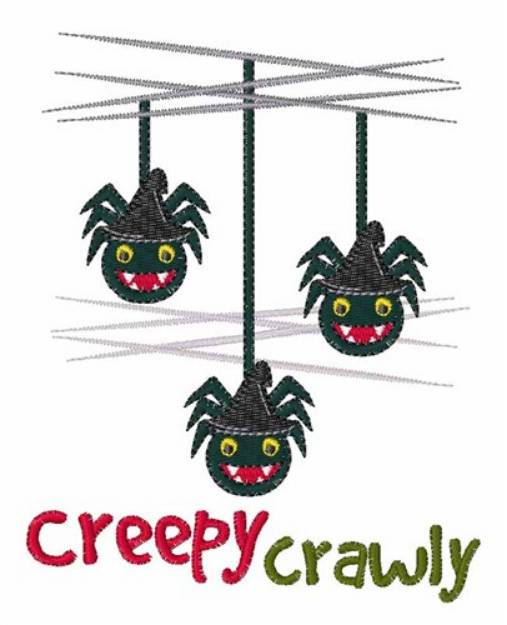 Picture of Creepy Crawly Machine Embroidery Design
