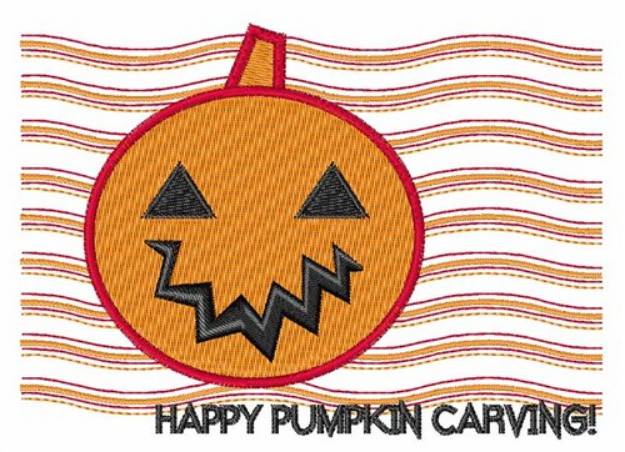 Picture of Pumpkin Carving Machine Embroidery Design