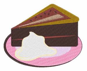Picture of Chocolate Cake Slice Machine Embroidery Design