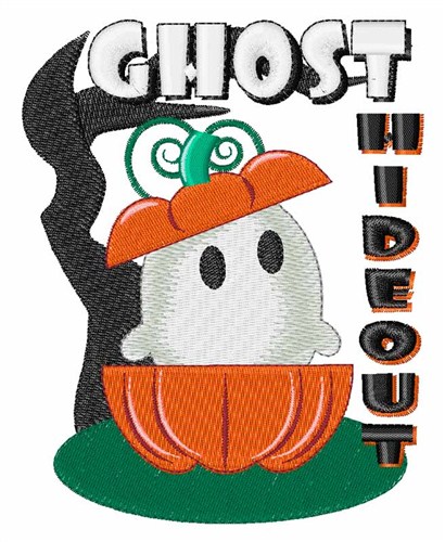 Ghost Hideout Machine Embroidery Design