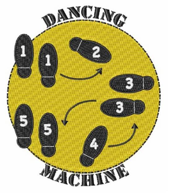 Picture of Dancing Machine Machine Embroidery Design