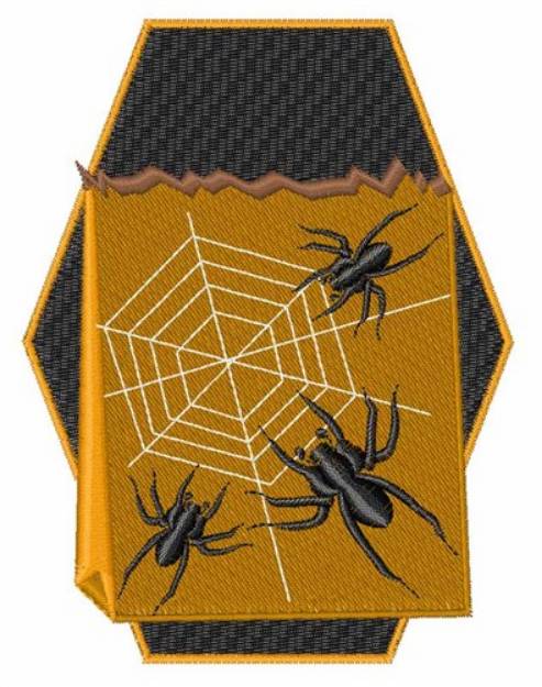 Picture of Casket Spiders Machine Embroidery Design
