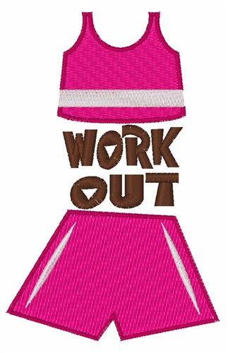 Work Out Machine Embroidery Design