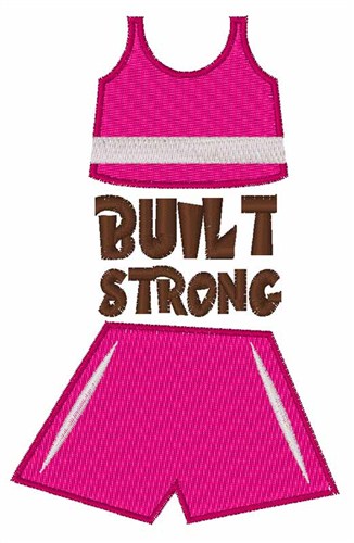 Built Strong Machine Embroidery Design