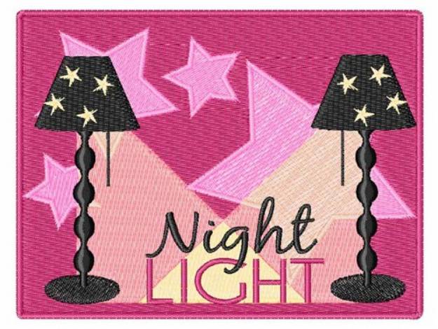 Picture of Night Light Machine Embroidery Design