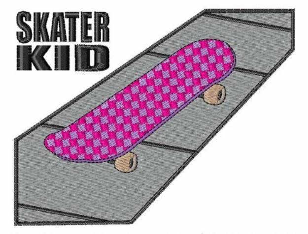 Picture of Skater Kid Machine Embroidery Design