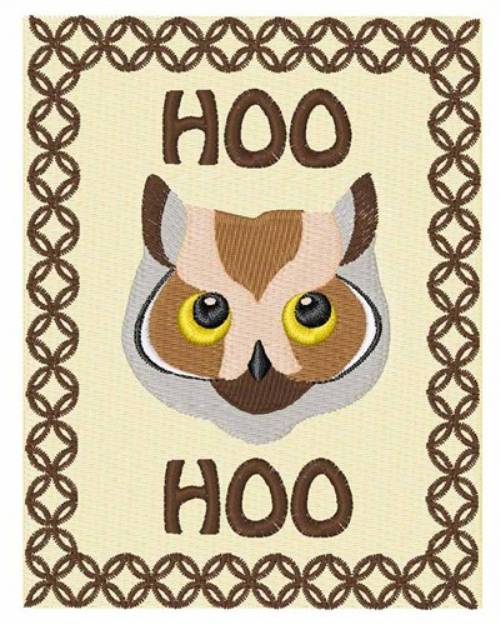 Picture of Hoo Hoo Machine Embroidery Design