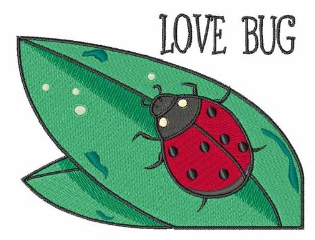 Picture of Love Bug Machine Embroidery Design