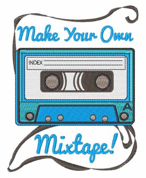 Picture of Mixtape Machine Embroidery Design