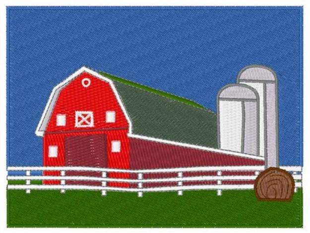 Picture of Big Red Barn Machine Embroidery Design
