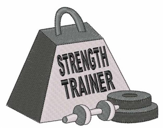 Picture of Strength Trainer Machine Embroidery Design