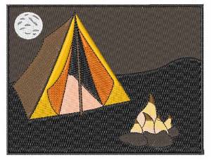Picture of Tent Camping Machine Embroidery Design