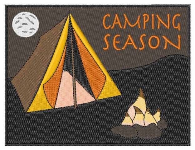 Picture of Camping Season Machine Embroidery Design