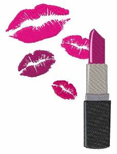 Picture of Lipstick Lips Machine Embroidery Design