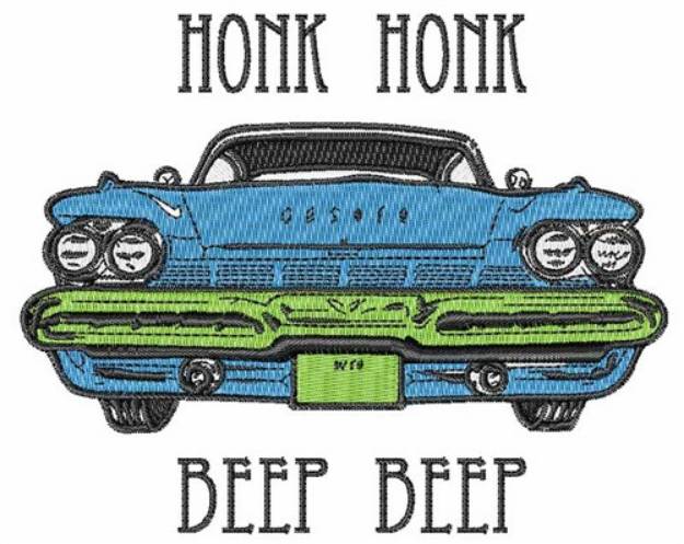 Picture of Honk Beep Machine Embroidery Design