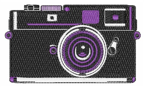 Shutter Camera Machine Embroidery Design