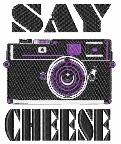 Say Cheese Machine Embroidery Design