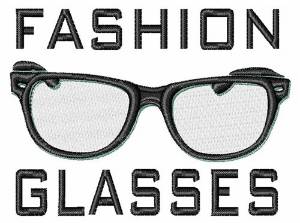 Picture of Fashion Glasses Machine Embroidery Design