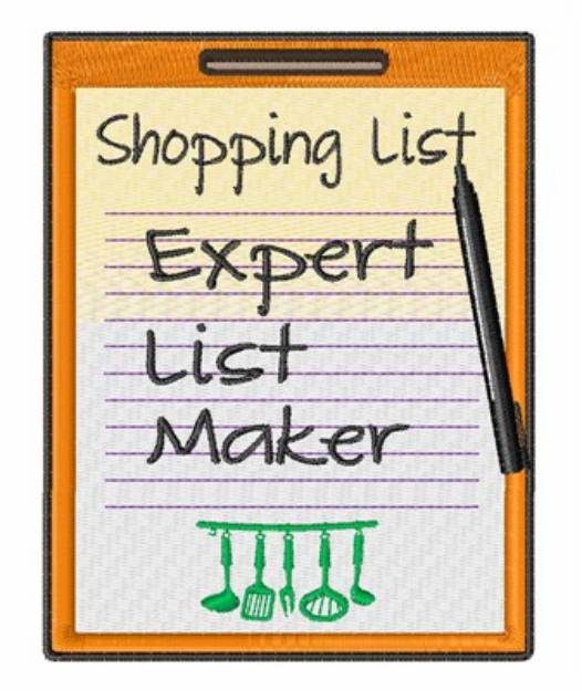 Picture of Expert List Machine Embroidery Design
