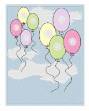 Picture of Birthday Balloons Machine Embroidery Design