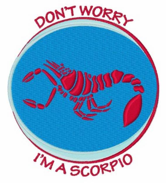 Picture of Scorpio Horoscope Machine Embroidery Design