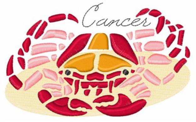 Picture of Cancer Horoscope Machine Embroidery Design