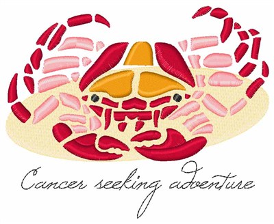 Cancer Adventure Machine Embroidery Design