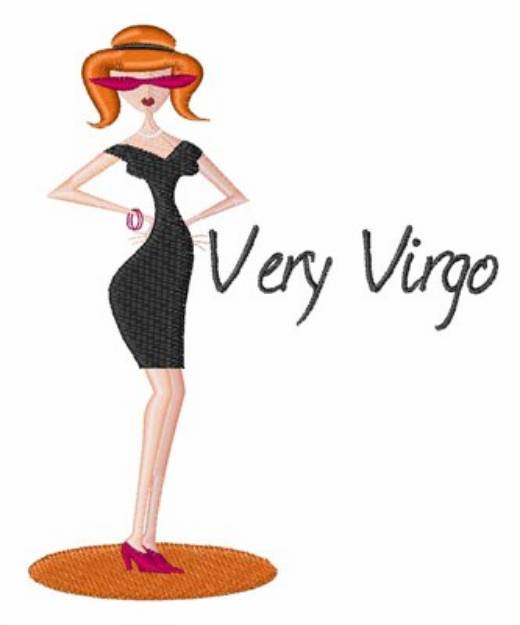 Picture of Very Virgo Machine Embroidery Design