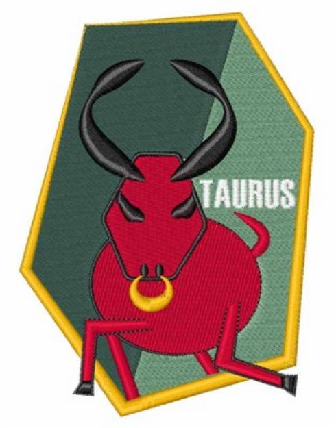 Picture of Taurus Horoscope Machine Embroidery Design