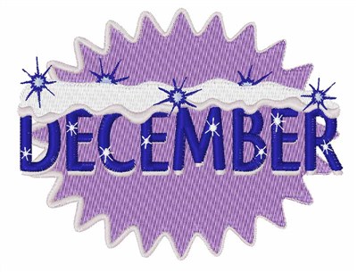 December Calendar Machine Embroidery Design